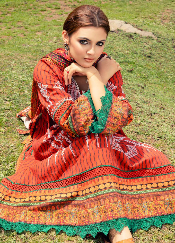 Gul Ahmed Embroidered Khaddar Suits Unstitched 3 Piece GA24UW AP-42048 - Winter Collection