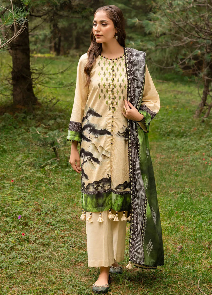 Gul Ahmed Embroidered Khaddar Suits Unstitched 3 Piece GA24UW K-42013 T - Winter Collection