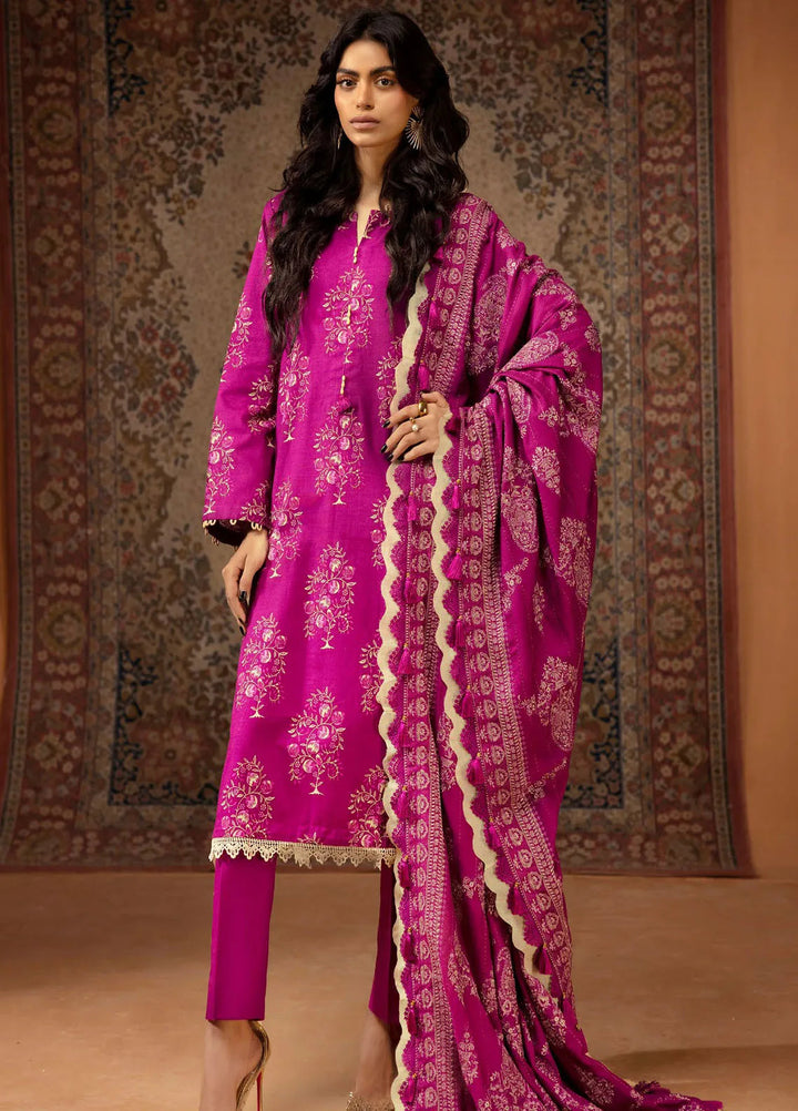 Gul Ahmed Embroidered Khaddar Suits Unstitched 3 Piece GA24WU CV-42010 - Winter Collection