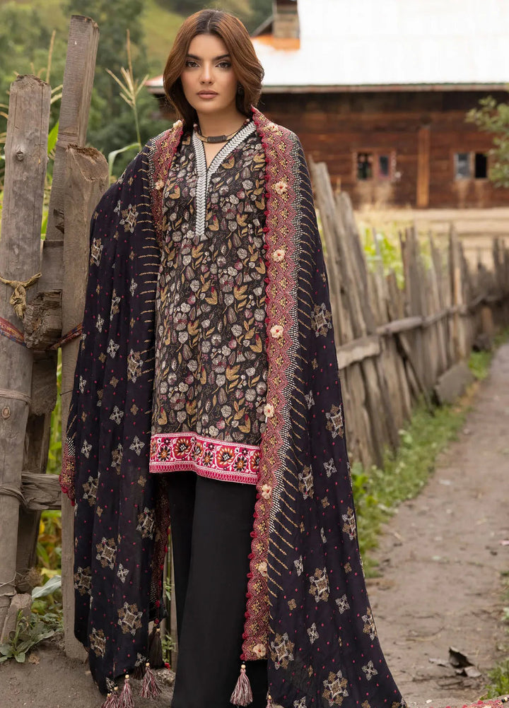 Gul Ahmed Embroidered Khaddar Suits Unstitched 3 Piece GA24WU CV-42012 - Winter Collection
