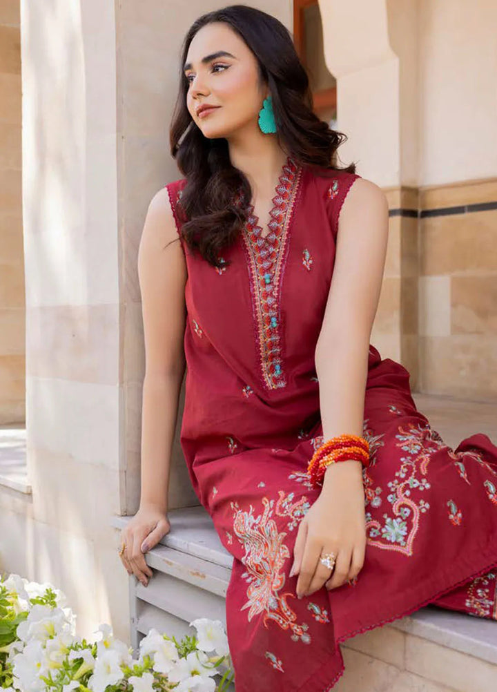 Gul Ahmed Embroidered Lawn Suits Unstitched 2 Piece GA24SU TL 42055 - Summer Collection