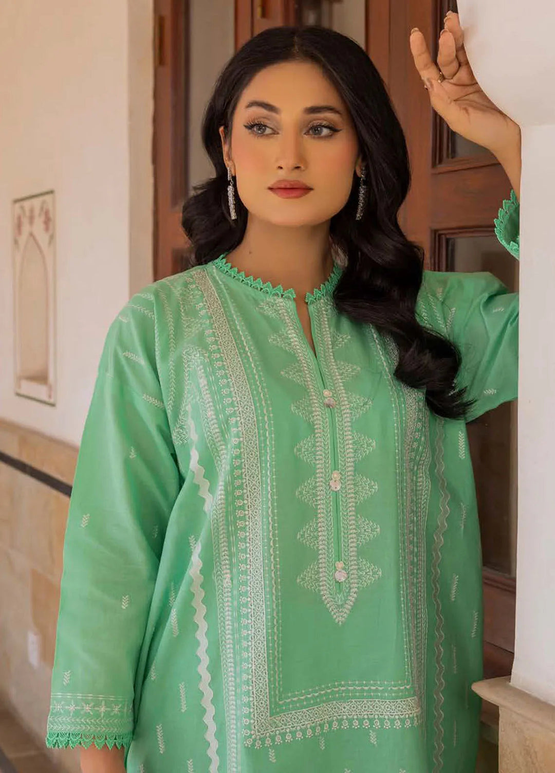 Gul Ahmed Embroidered Lawn Suits Unstitched 2 Piece GA24SU TL 42056 - Summer Collection