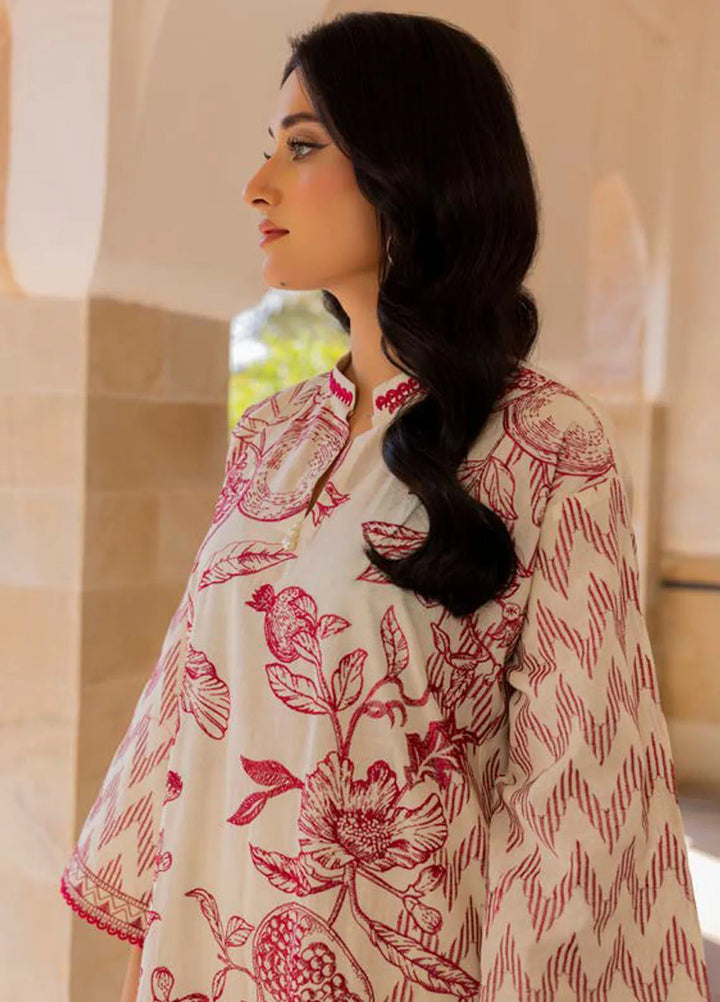 Gul Ahmed Embroidered Lawn Suits Unstitched 2 Piece GA24SU TL 42065 - Summer Collection