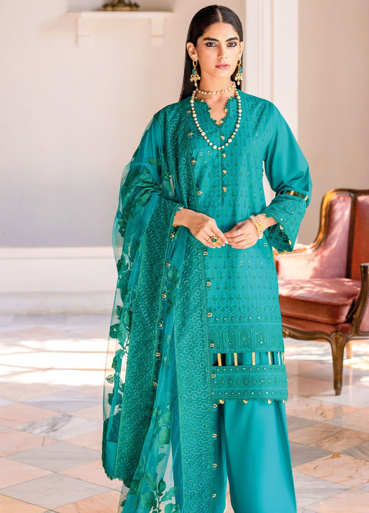 Gul Ahmed Embroidered Lawn Suits Unstitched 3 Piece GA24LF FE-42038 - Festive Collection
