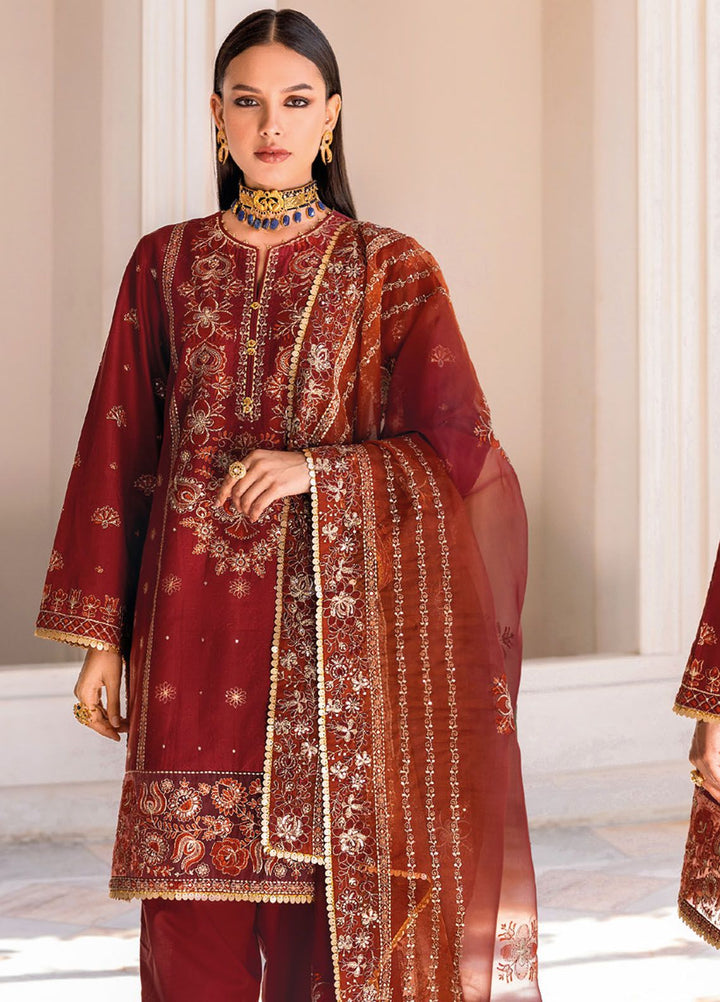 Gul Ahmed Embroidered Lawn Suits Unstitched 3 Piece GA24LF FE-42054 - Festive Collection