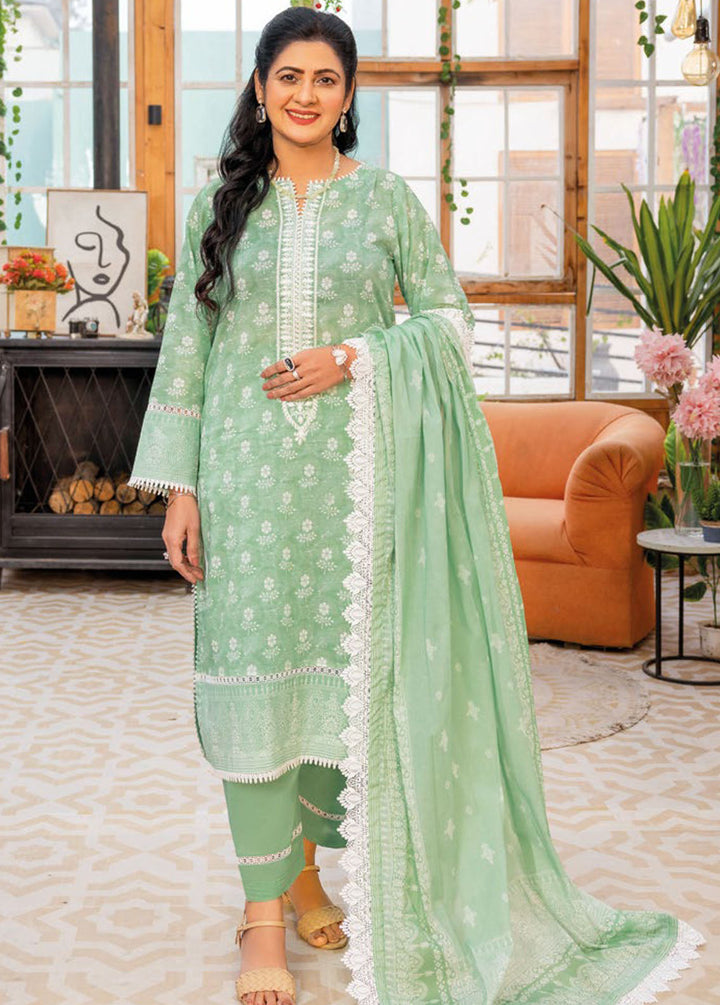 Gul Ahmed Embroidered Lawn Suits Unstitched 3 Piece GA24MT DN 42030 - Summer Collection