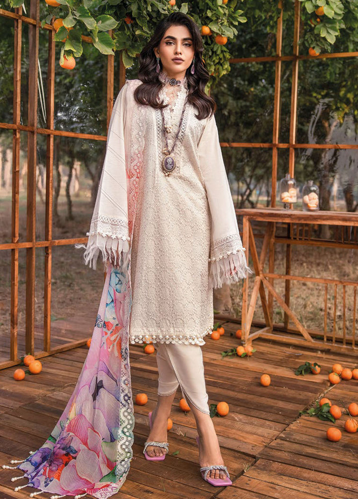Gul Ahmed Embroidered Lawn Suits Unstitched 3 Piece GA24PS BCT 42001 - Summer Collection