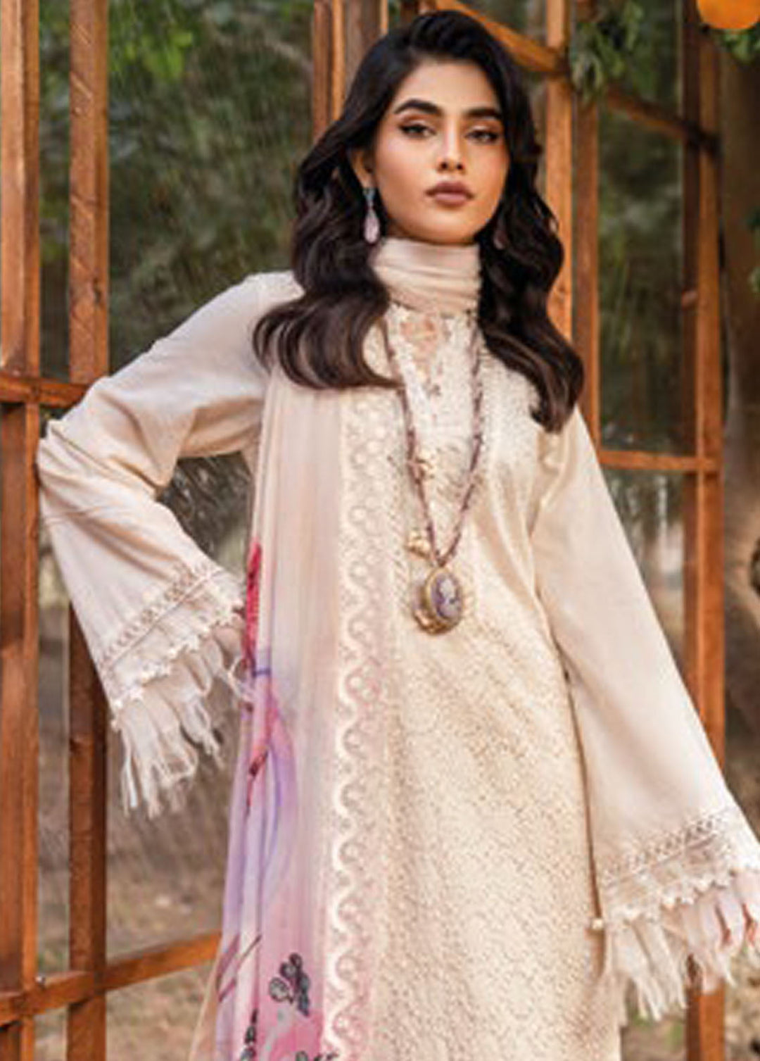 Gul Ahmed Embroidered Lawn Suits Unstitched 3 Piece GA24PS BCT 42001 - Summer Collection
