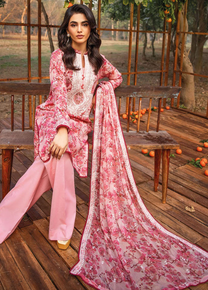 Gul Ahmed Embroidered Lawn Suits Unstitched 3 Piece GA24PS BCT 42003 - Summer Collection