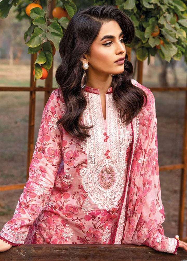 Gul Ahmed Embroidered Lawn Suits Unstitched 3 Piece GA24PS BCT 42003 - Summer Collection