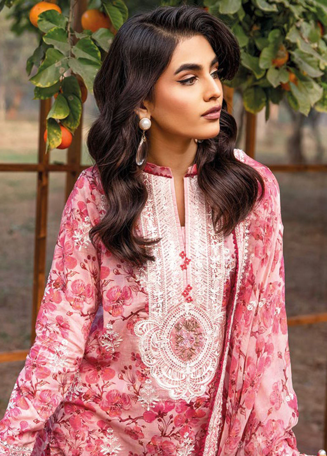 Gul Ahmed Embroidered Lawn Suits Unstitched 3 Piece GA24PS BCT 42003 - Summer Collection