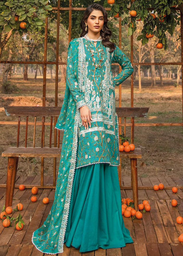 Gul Ahmed Embroidered Lawn Suits Unstitched 3 Piece GA24PS BCT 42004 - Summer Collection