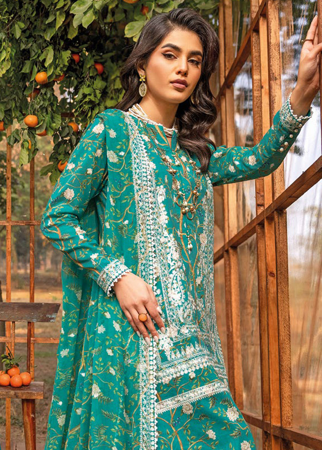 Gul Ahmed Embroidered Lawn Suits Unstitched 3 Piece GA24PS BCT 42004 - Summer Collection