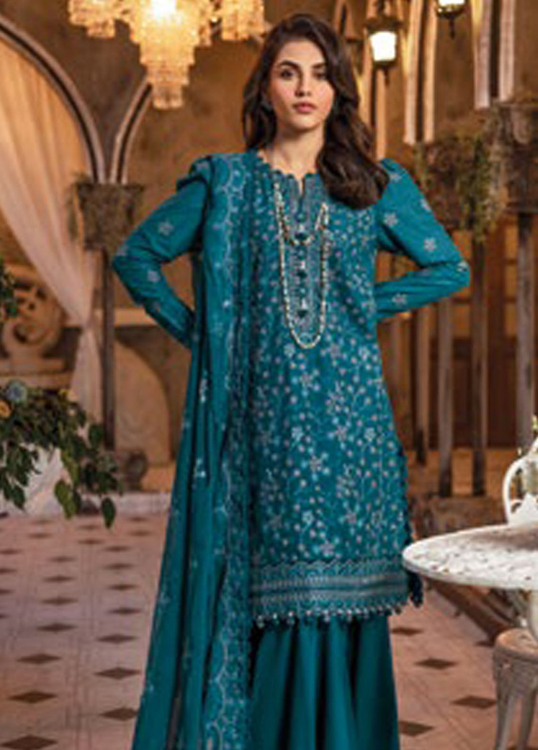 Gul Ahmed Embroidered Lawn Suits Unstitched 3 Piece GA24PS PM 42026 - Summer Collection