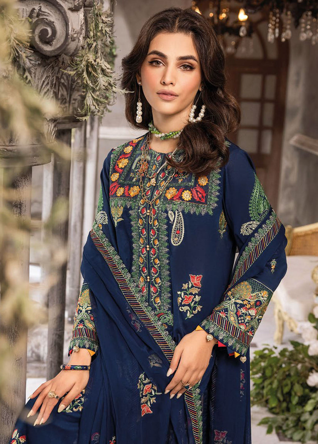 Gul Ahmed Embroidered Lawn Suits Unstitched 3 Piece GA24PS PM 42028 - Summer Collection