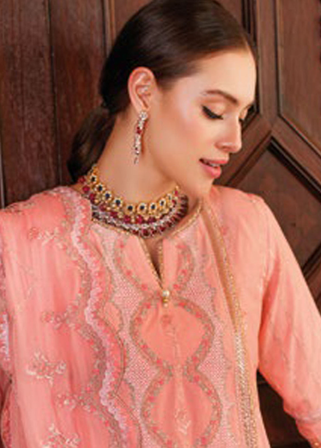 Gul Ahmed Embroidered Lawn Suits Unstitched 3 Piece GA24PS PM 42029 - Summer Collection