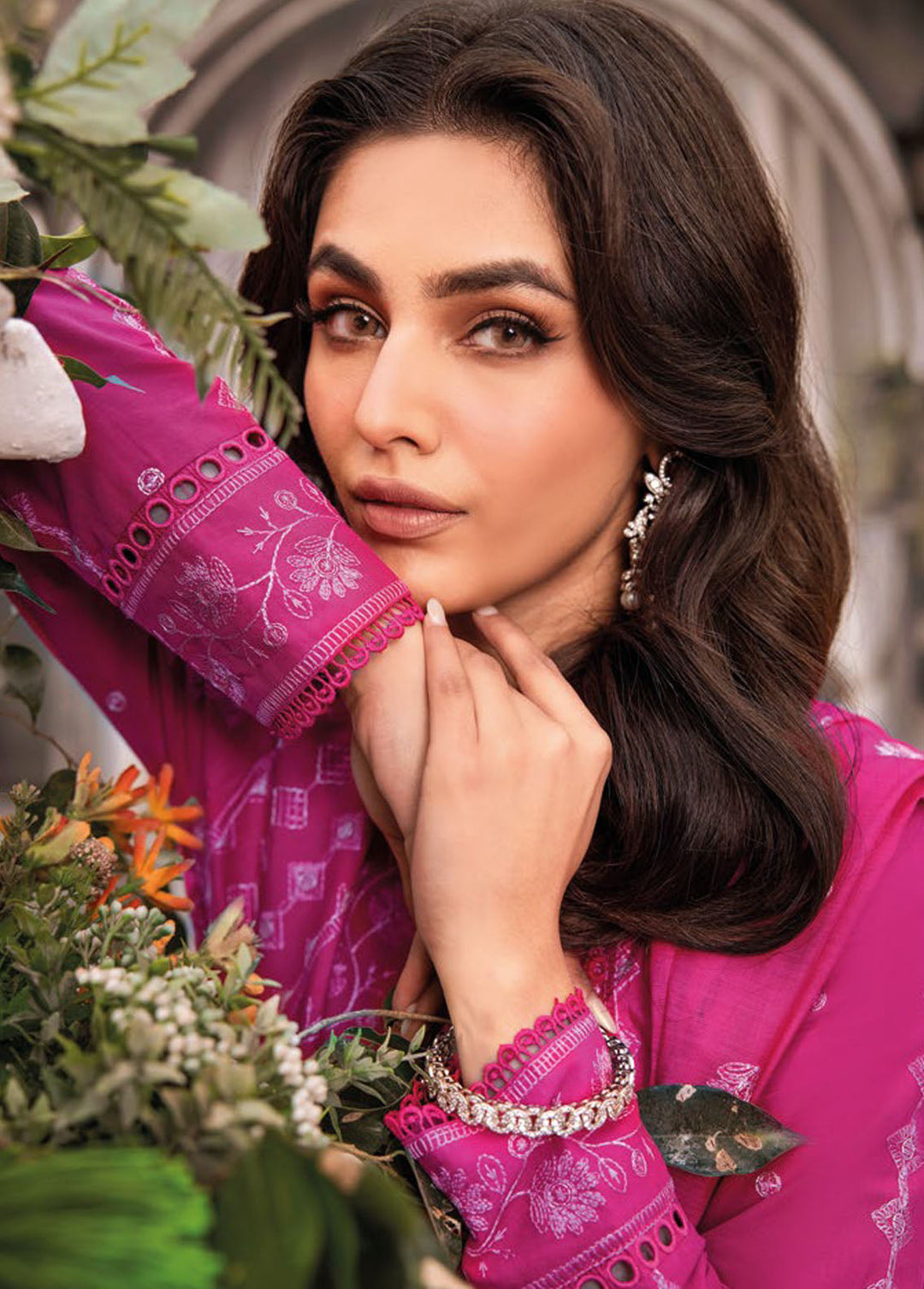 Gul Ahmed Embroidered Lawn Suits Unstitched 3 Piece GA24PS SP 42002 - Summer Collection