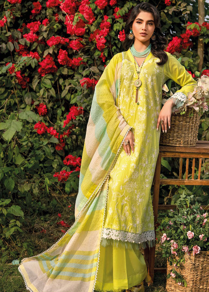 Gul Ahmed Embroidered Lawn Suits Unstitched 3 Piece GA24PS SP 42004 - Summer Collection
