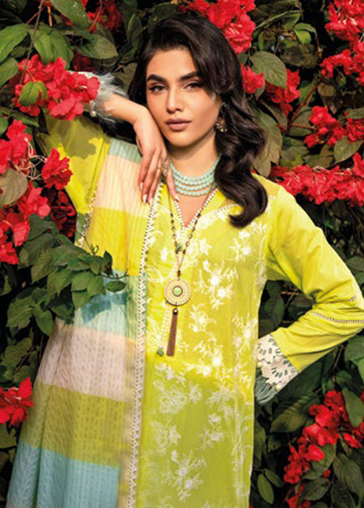Gul Ahmed Embroidered Lawn Suits Unstitched 3 Piece GA24PS SP 42004 - Summer Collection