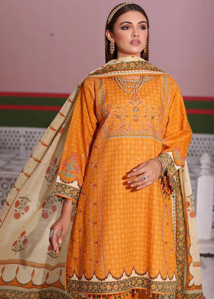 Gul Ahmed Embroidered Lawn Suits Unstitched 3 Piece GA24SU CL 42102 - Summer Collection