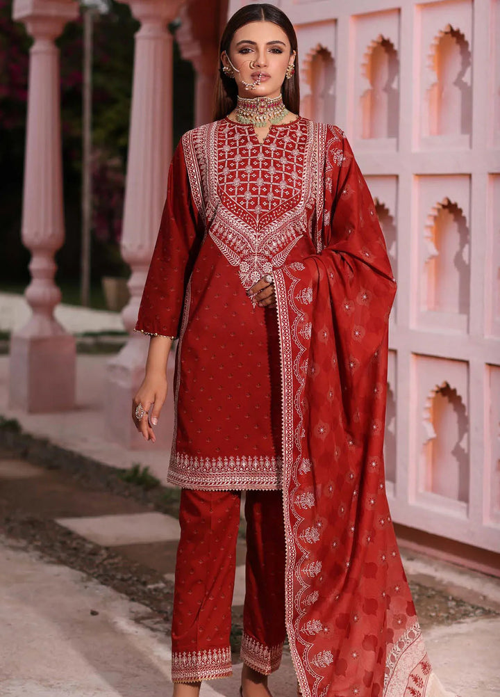 Gul Ahmed Embroidered Lawn Suits Unstitched 3 Piece GA24SU CL 42103 - Summer Collection