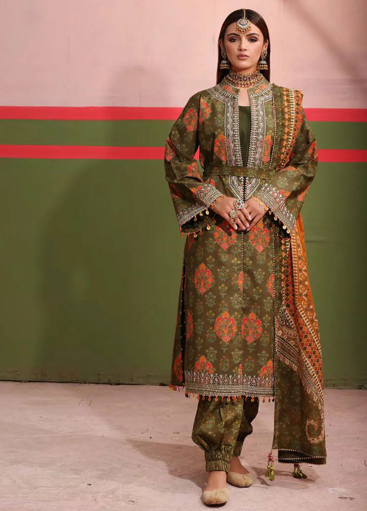 Gul Ahmed Embroidered Lawn Suits Unstitched 3 Piece GA24SU CL 42104 - Summer Collection