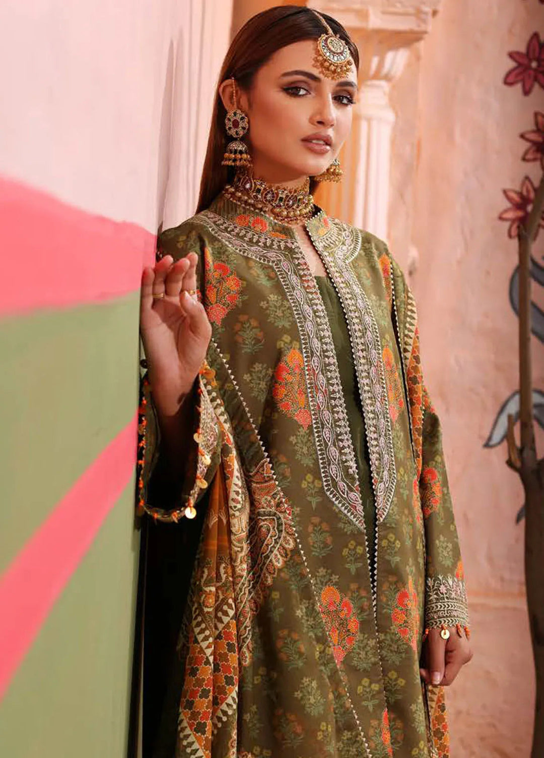 Gul Ahmed Embroidered Lawn Suits Unstitched 3 Piece GA24SU CL 42104 - Summer Collection