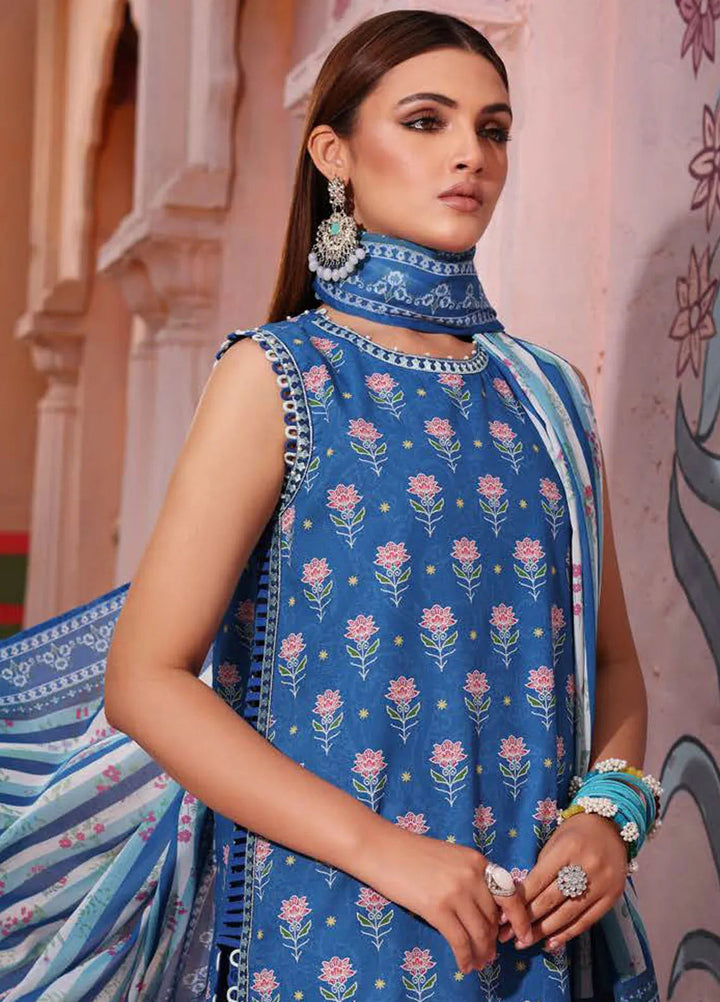 Gul Ahmed Embroidered Lawn Suits Unstitched 3 Piece GA24SU CL 42105 - Summer Collection
