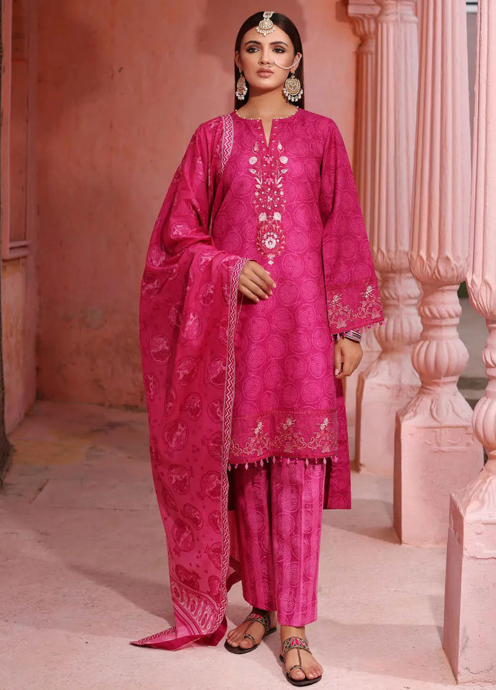 Gul Ahmed Embroidered Lawn Suits Unstitched 3 Piece GA24SU CL 42106 - Summer Collection