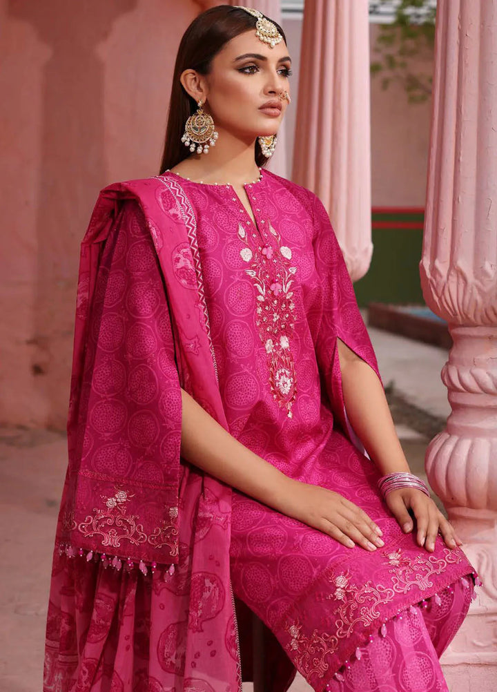 Gul Ahmed Embroidered Lawn Suits Unstitched 3 Piece GA24SU CL 42106 - Summer Collection