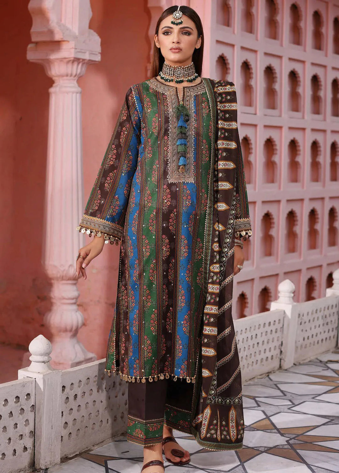 Gul Ahmed Embroidered Lawn Suits Unstitched 3 Piece GA24SU CL 42107 - Summer Collection