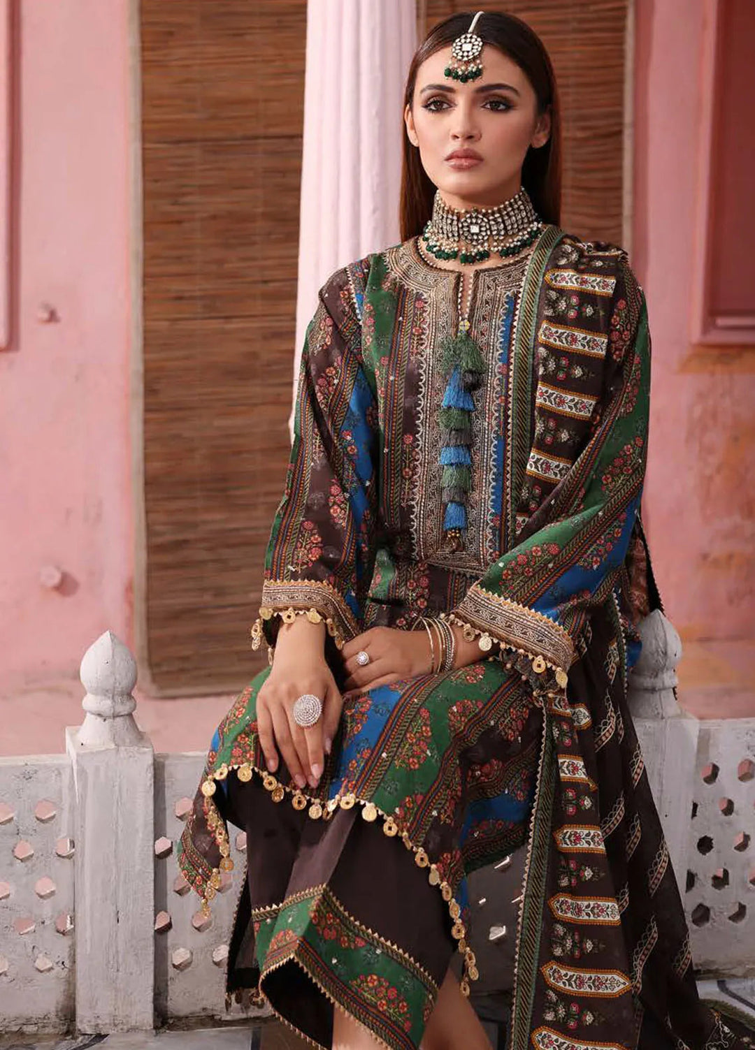 Gul Ahmed Embroidered Lawn Suits Unstitched 3 Piece GA24SU CL 42107 - Summer Collection