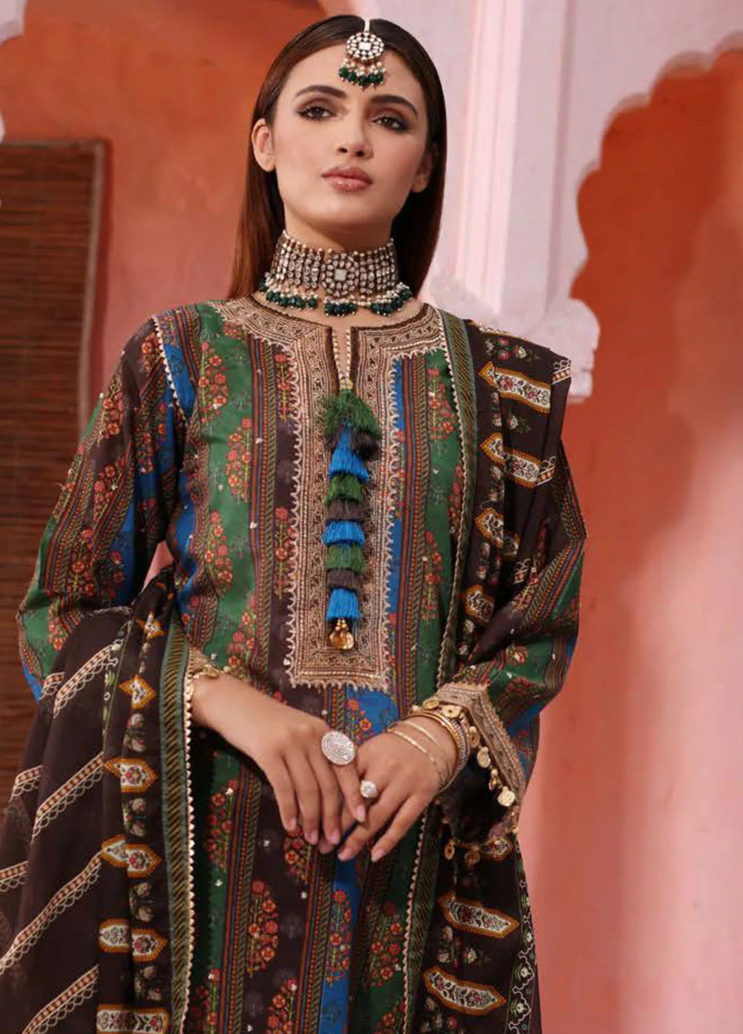 Gul Ahmed Embroidered Lawn Suits Unstitched 3 Piece GA24SU CL 42107 - Summer Collection