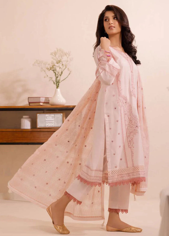 Gul Ahmed Embroidered Lawn Suits Unstitched 3 Piece GA24SU PC 42007 - Summer Collection