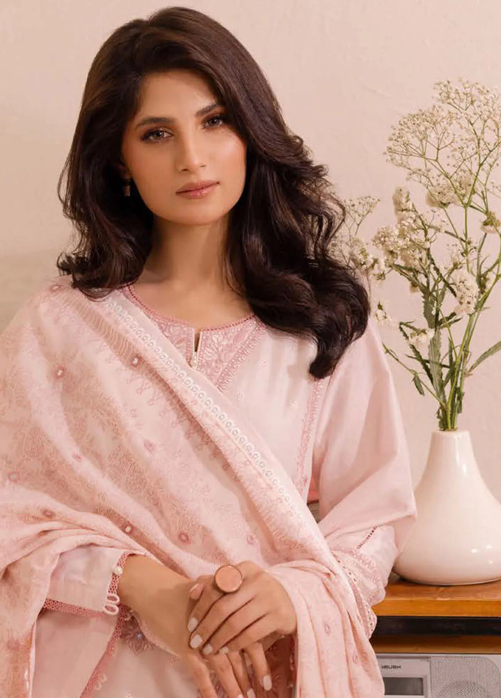 Gul Ahmed Embroidered Lawn Suits Unstitched 3 Piece GA24SU PC 42007 - Summer Collection