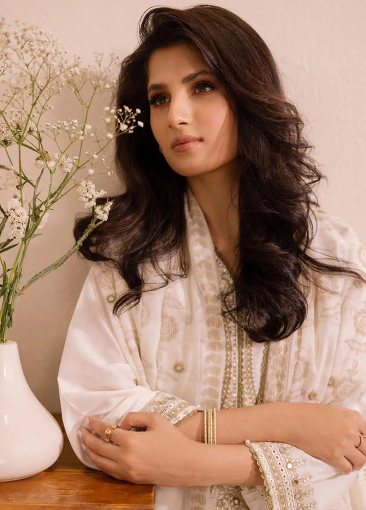 Gul Ahmed Embroidered Lawn Suits Unstitched 3 Piece GA24SU PC 42008 - Summer Collection