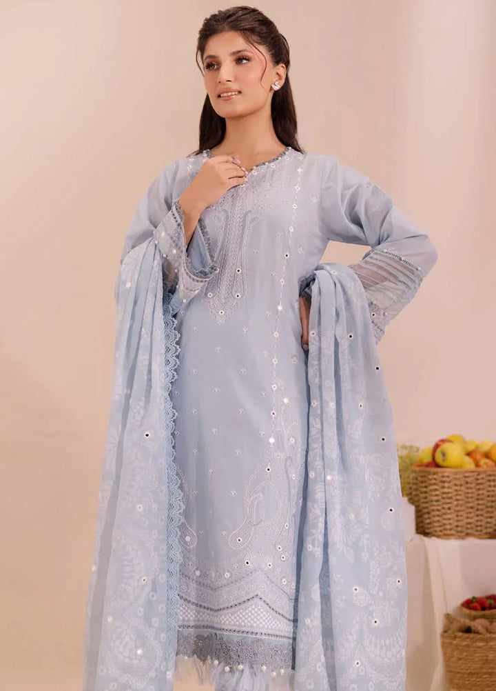 Gul Ahmed Embroidered Lawn Suits Unstitched 3 Piece GA24SU PC 42010 - Summer Collection