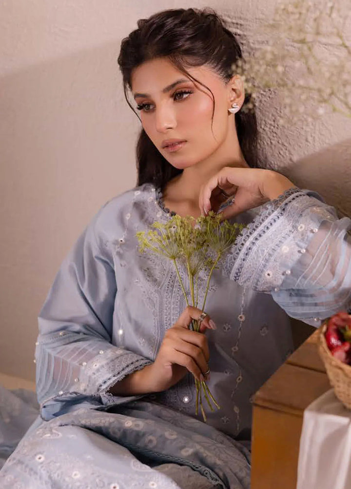 Gul Ahmed Embroidered Lawn Suits Unstitched 3 Piece GA24SU PC 42010 - Summer Collection