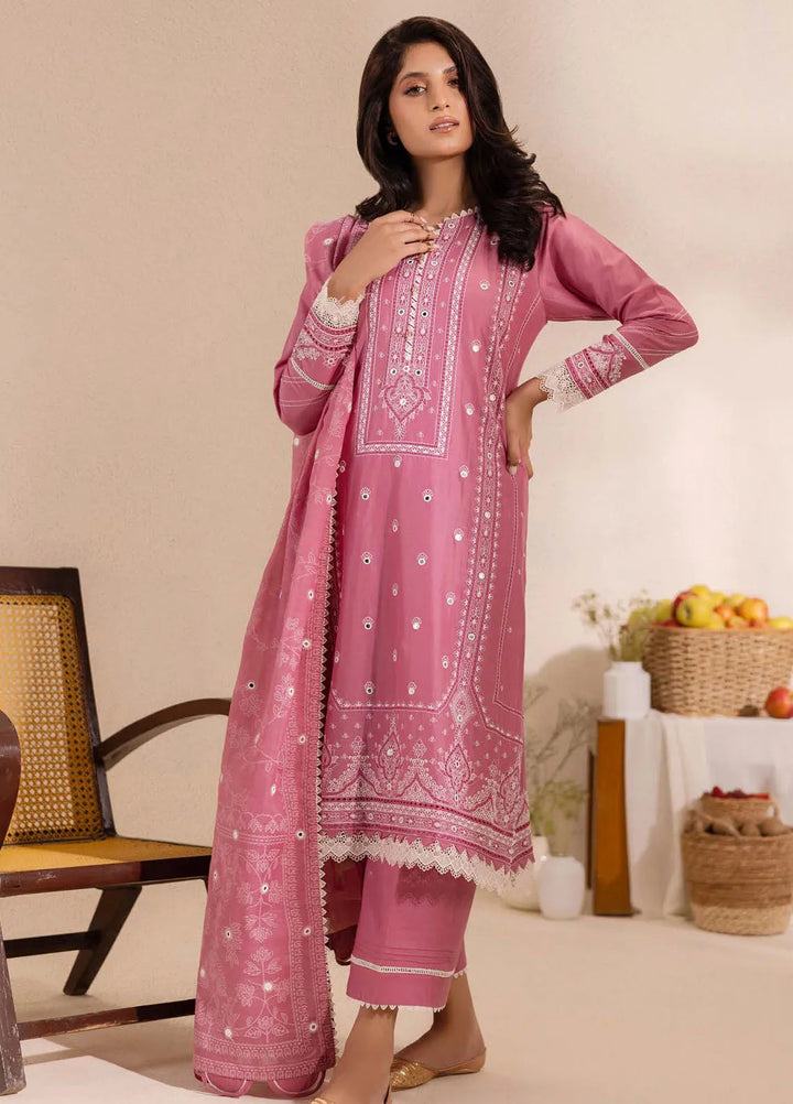 Gul Ahmed Embroidered Lawn Suits Unstitched 3 Piece GA24SU PC 42012 - Summer Collection