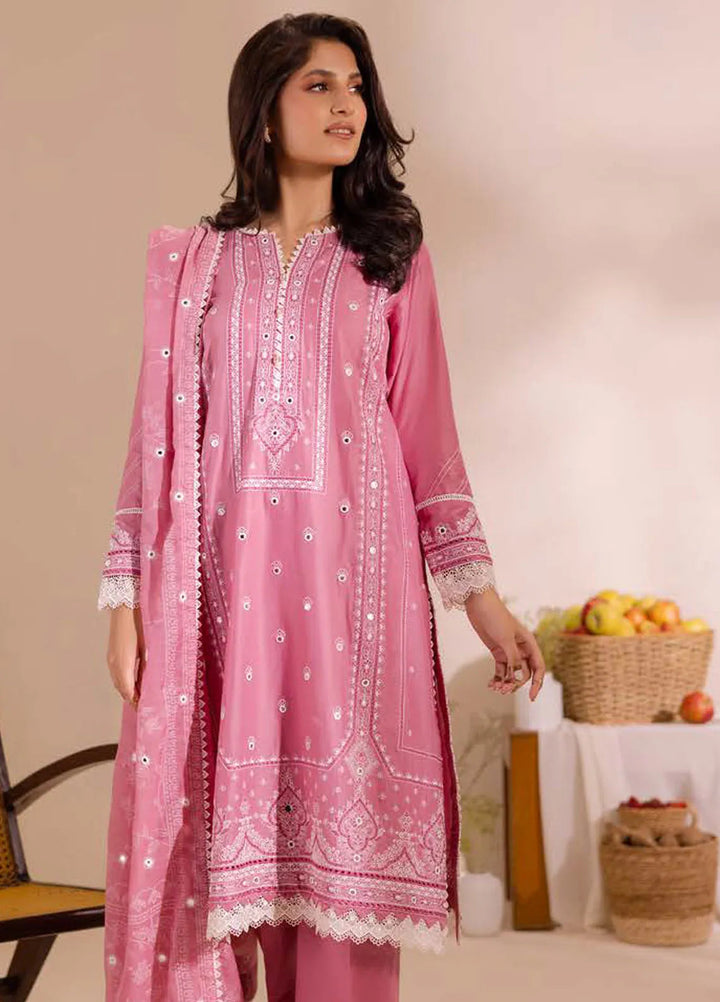 Gul Ahmed Embroidered Lawn Suits Unstitched 3 Piece GA24SU PC 42012 - Summer Collection