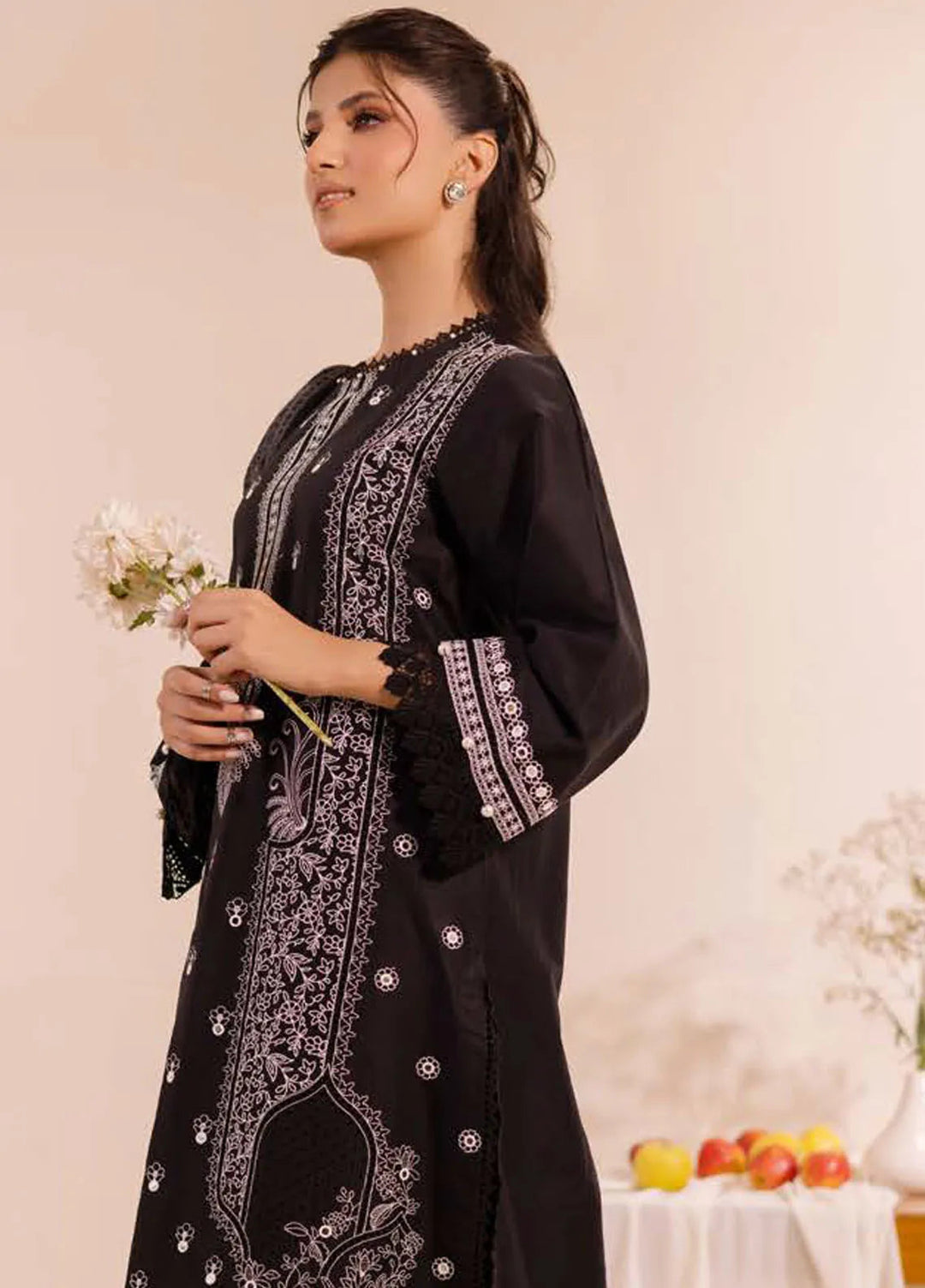 Gul Ahmed Embroidered Lawn Suits Unstitched 3 Piece GA24SU PC 42016 - Summer Collection