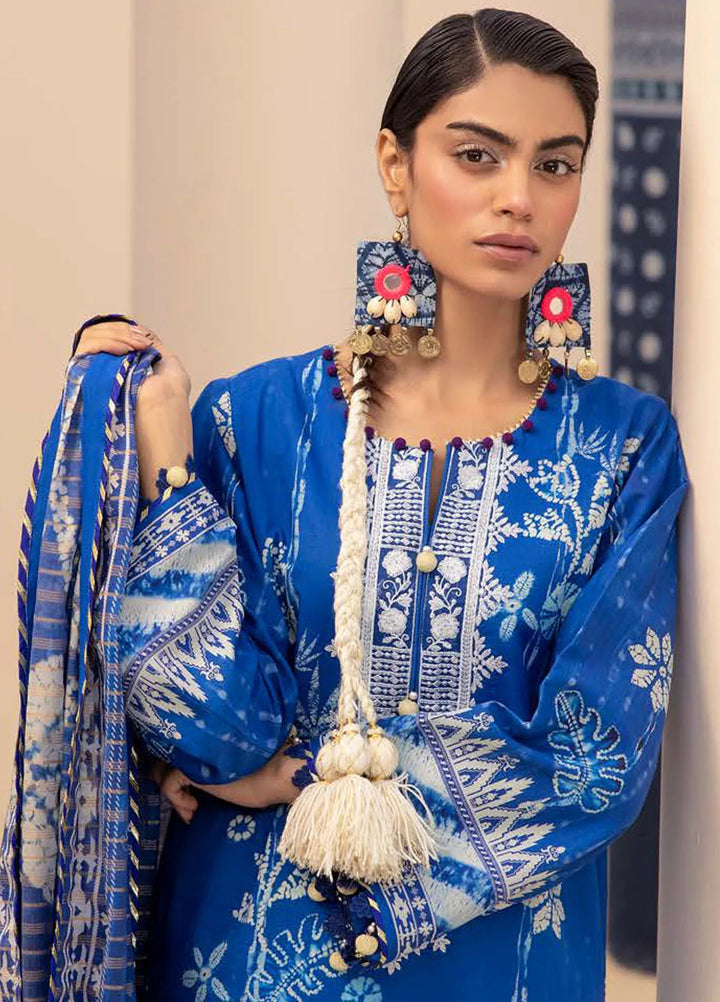 Gul Ahmed Embroidered Lawn Suits Unstitched 3 Piece GA24SU ST 42002 - Summer Collection
