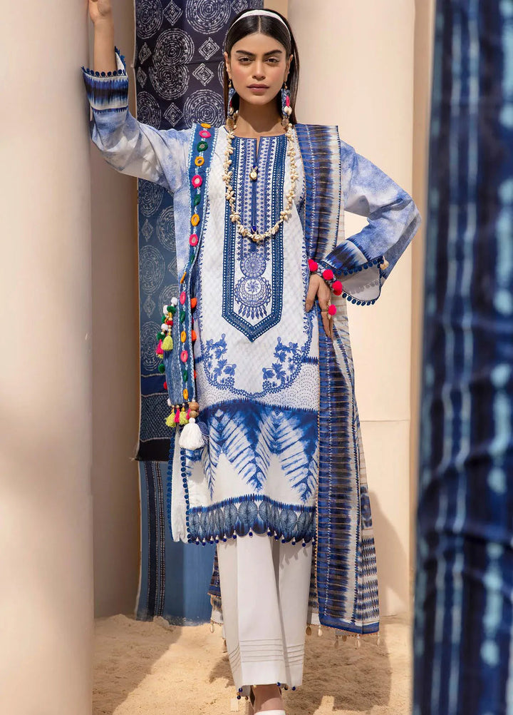 Gul Ahmed Embroidered Lawn Suits Unstitched 3 Piece GA24SU ST 42005 - Summer Collection