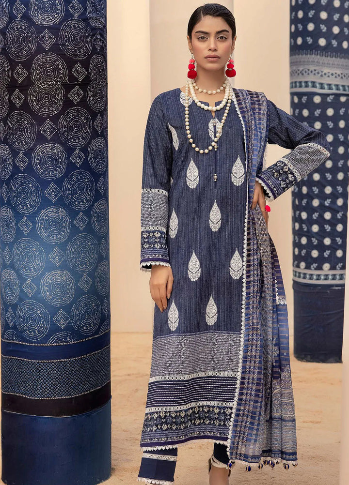 Gul Ahmed Embroidered Lawn Suits Unstitched 3 Piece GA24SU ST 42007 - Summer Collection