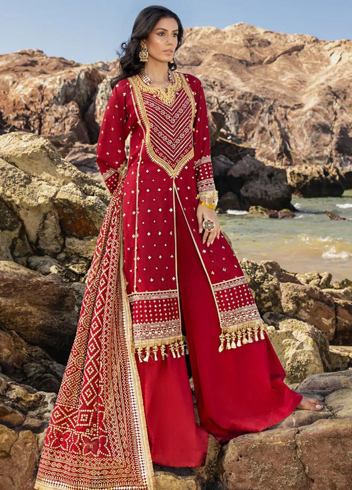 Gul Ahmed Embroidered Lawn Suits Unstitched 3 Piece GA25CH BM-52018 - Summer Collection