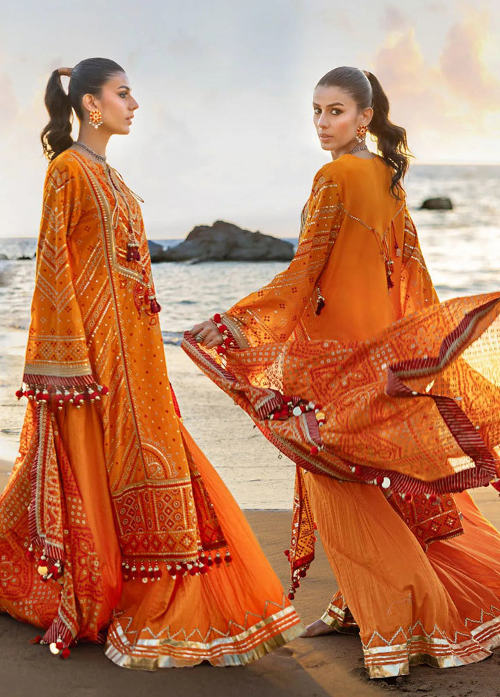 Gul Ahmed Embroidered Lawn Suits Unstitched 3 Piece GA25CH BM-52020 - Summer Collection