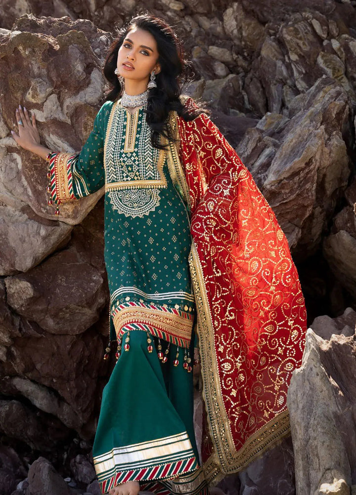 Gul Ahmed Embroidered Lawn Suits Unstitched 3 Piece GA25CH BM-52024 - Summer Collection