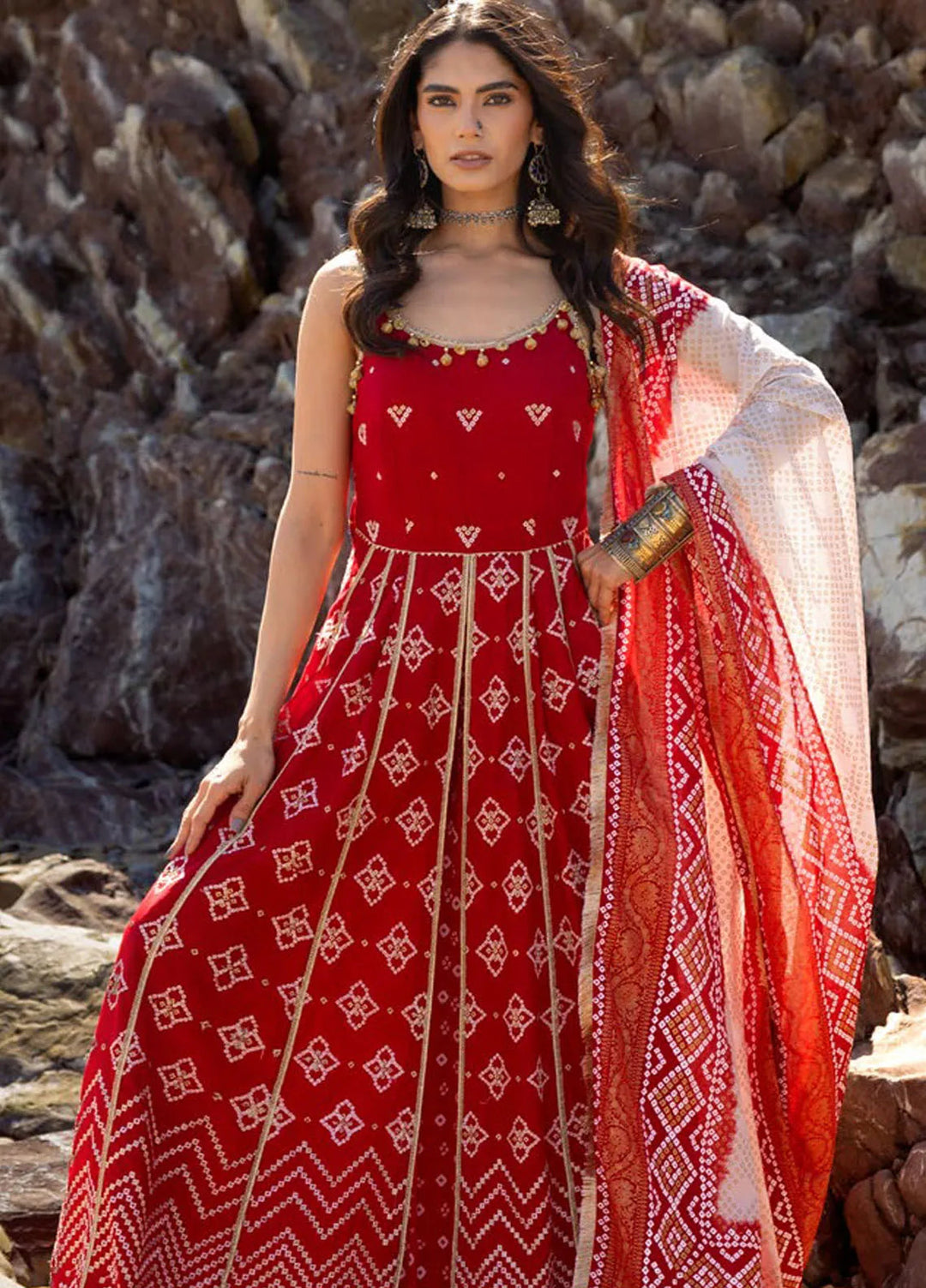 Gul Ahmed Embroidered Lawn Suits Unstitched 3 Piece GA25CH CL-52442 - Summer Collection