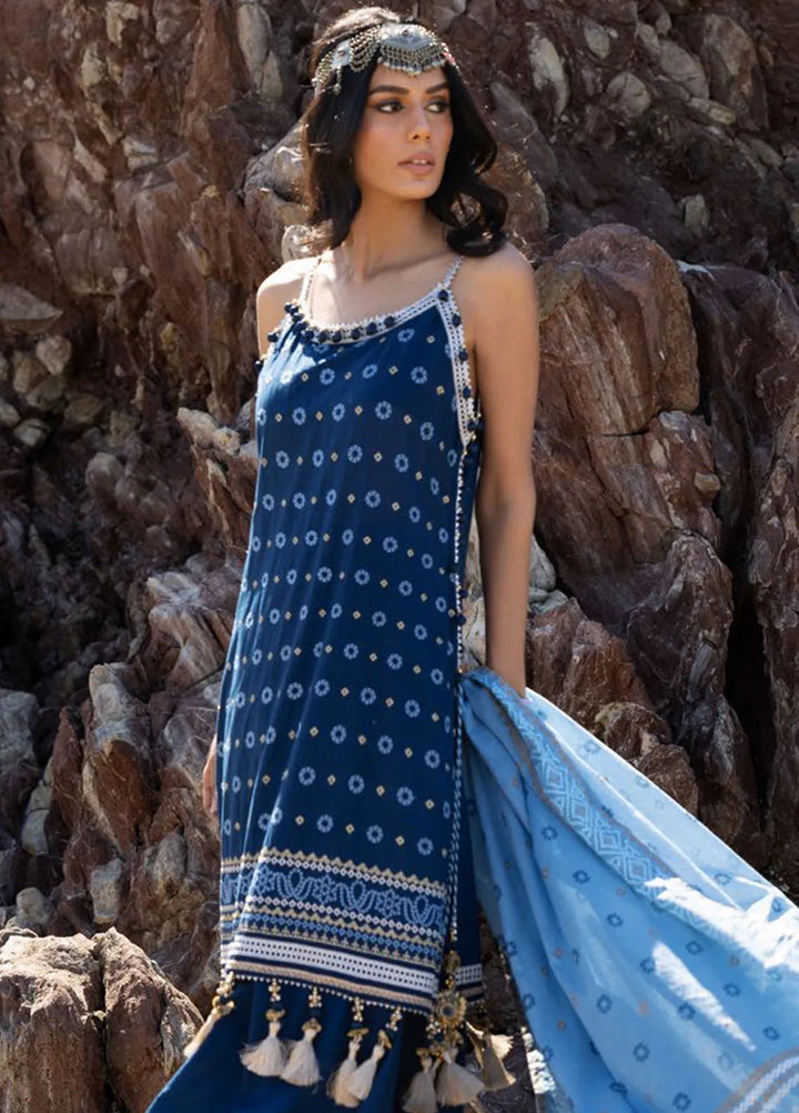 Gul Ahmed Embroidered Lawn Suits Unstitched 3 Piece GA25CH CL-52444 - Summer Collection