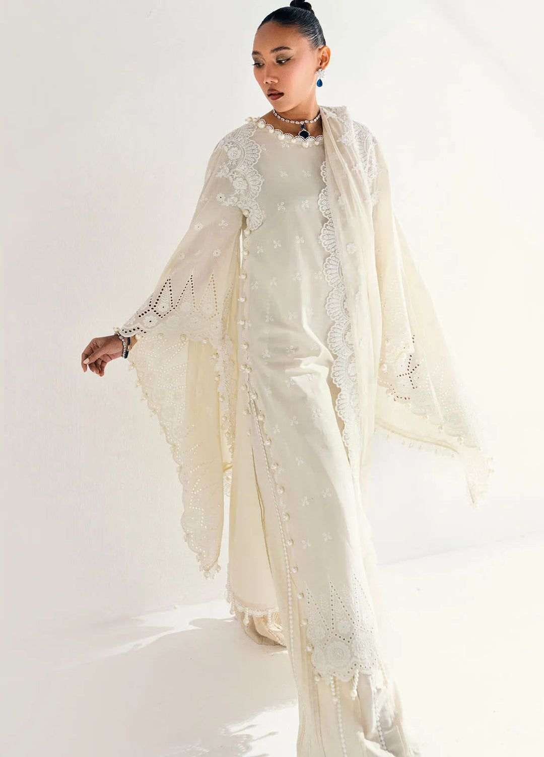 Gul Ahmed Embroidered Lawn Suits Unstitched 3 Piece GA25CK PM-52040 - Summer Collection